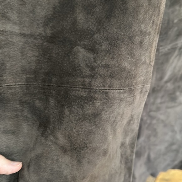 Etcetera brown suede lined pants size 4 - Picture 4 of 7